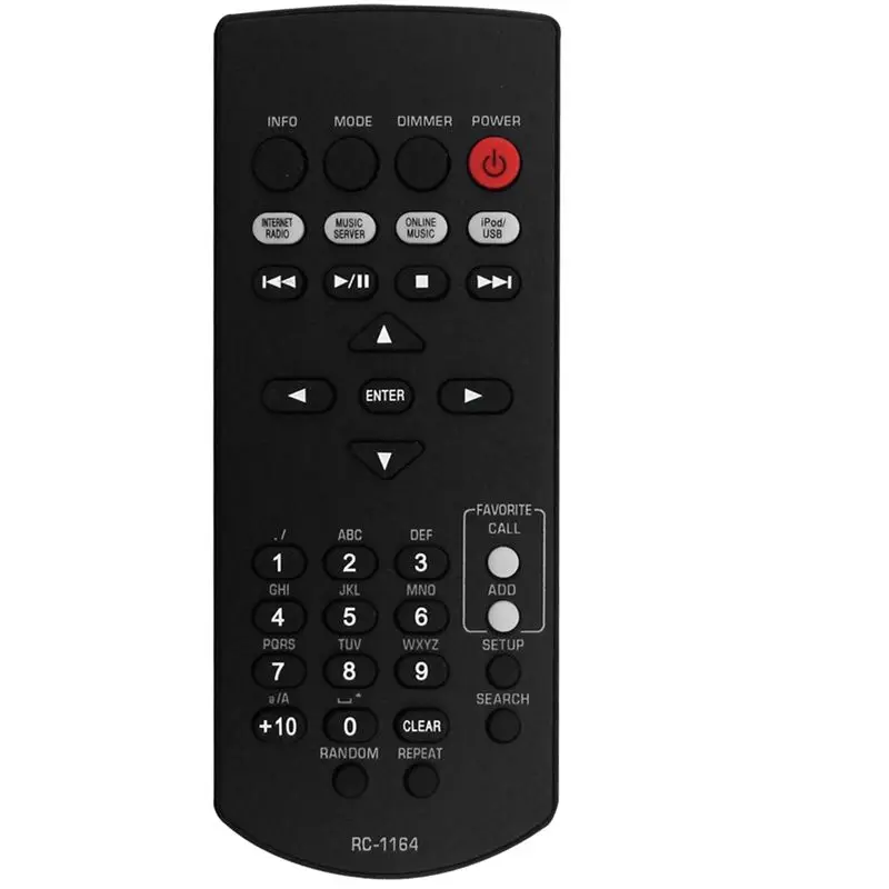 Télécommande Universelle Compatible Denon – Modèles RC-1244, AVR-S760H, AVR-X1700H – Aucune Programmation Nécessaire – Ergonomique