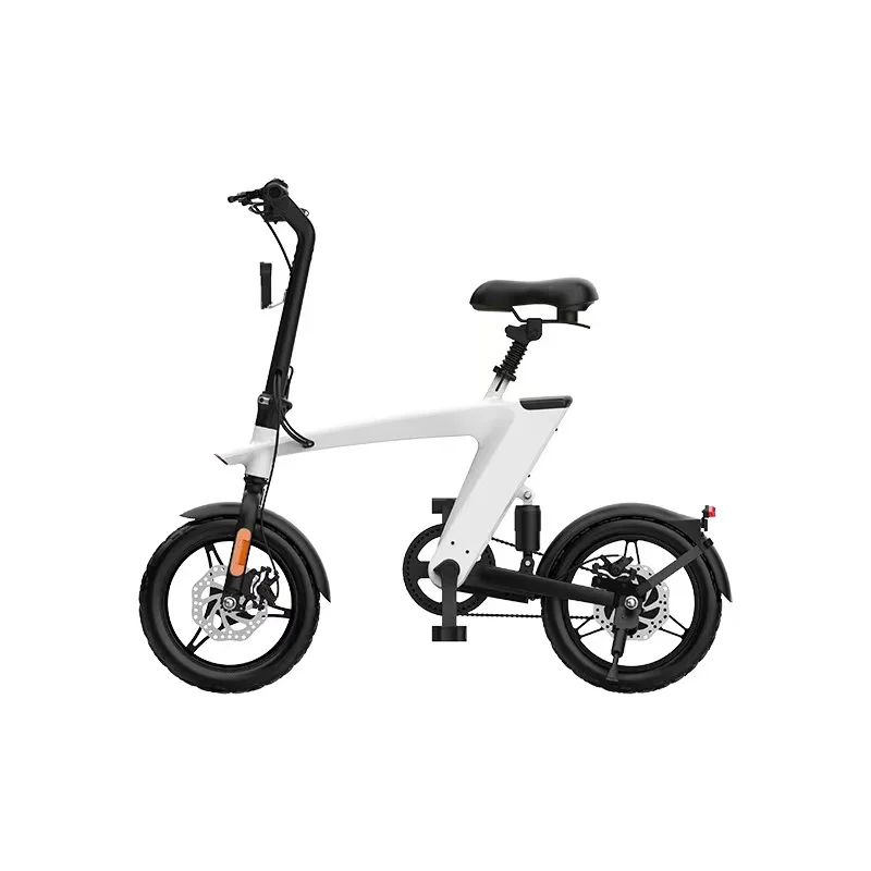 Portable Foldable Scooter H1 Power Assisted Electric Bicycle Popular In Europe And America, 14 Inch Mini Foldable Scooter