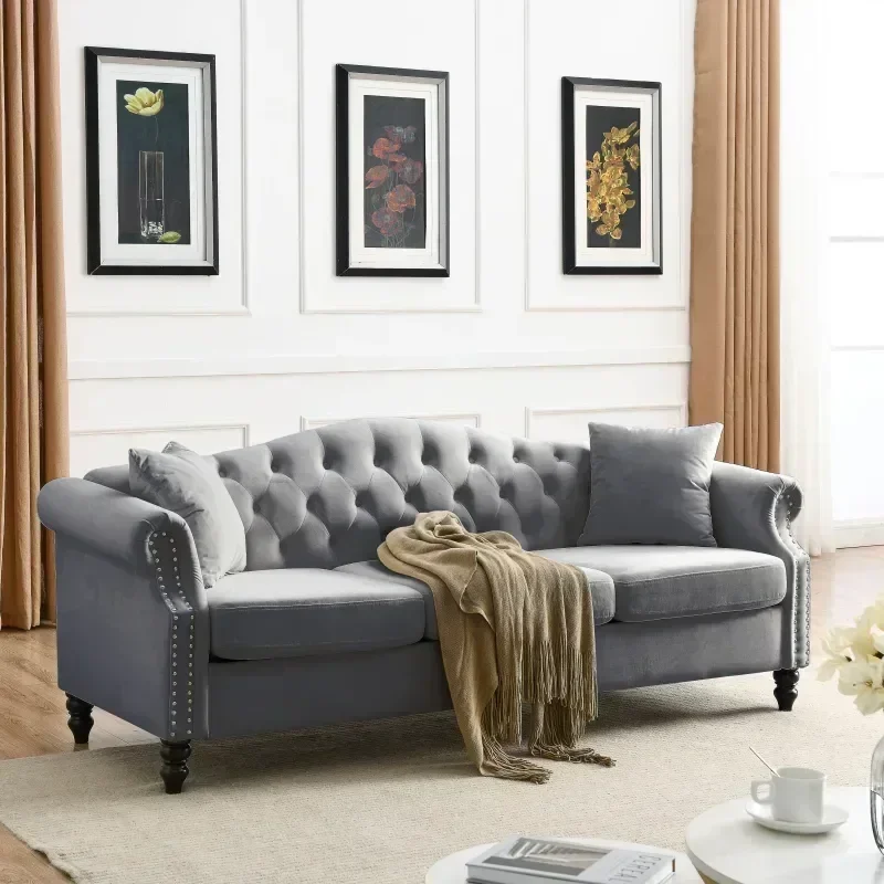 79" Chesterfield So… - image