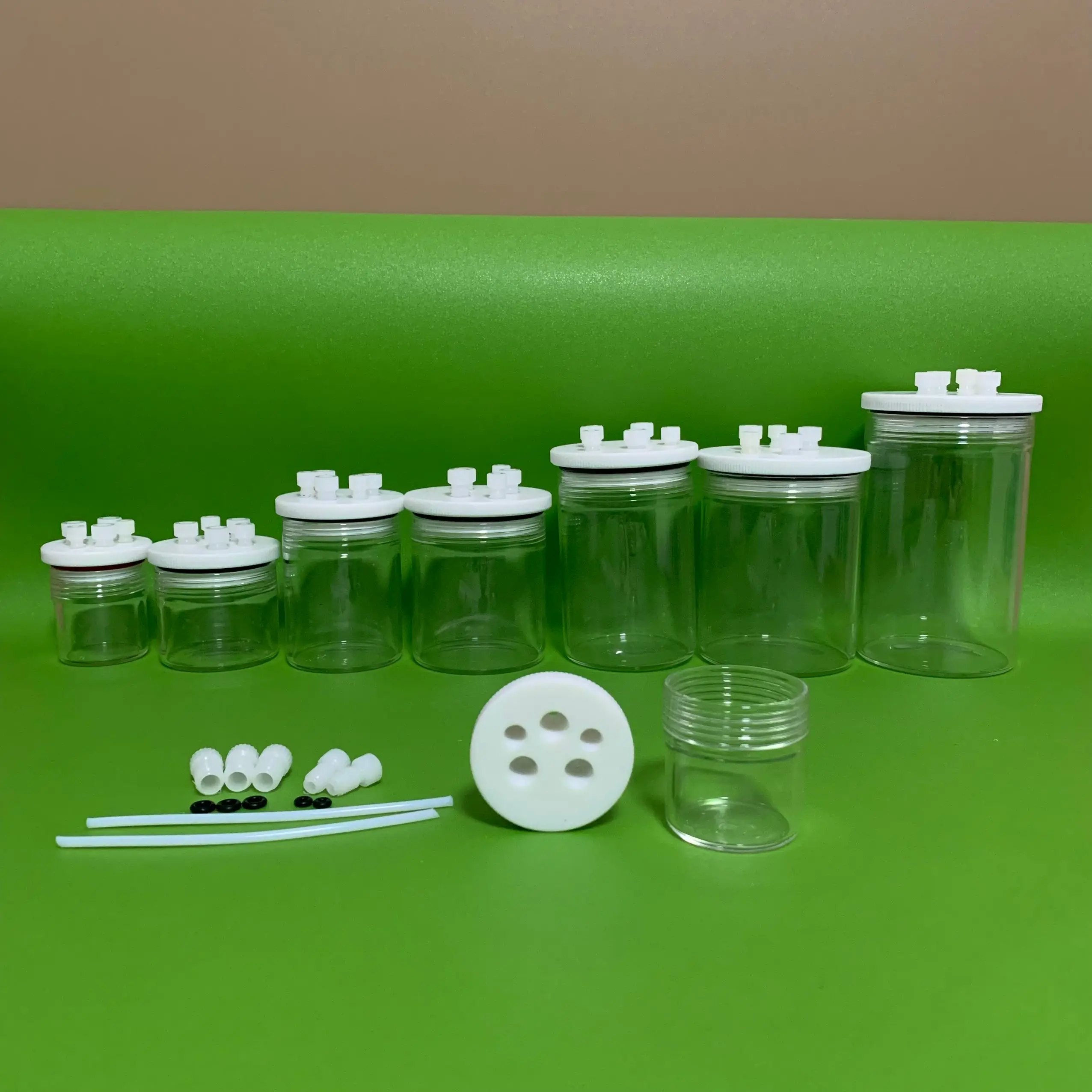 50 مللي خلية التحليل الكهربائي مختومة 150 مللي خلية التحليل الكهربائي الزجاجية ثلاثة خلية القطب الكهربائي خلية التحليل الكهروكيميائية #3