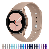 20mm 22mm Band for Samsung Galaxy Watch 4 40mm 5 Pro 6 classic Gear s3 accessories correa silicone bracelet HUAWEI GT 2 3 strap