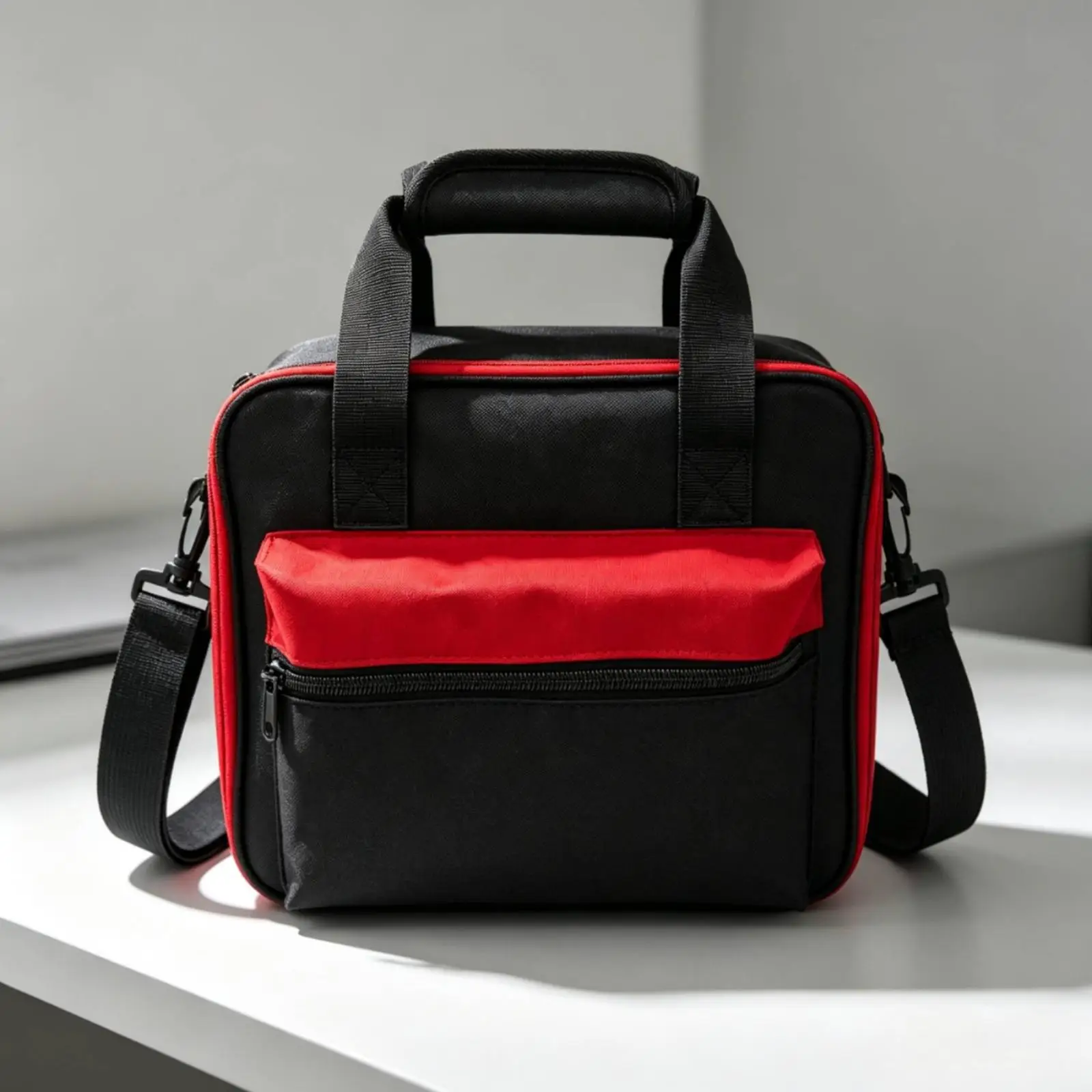 Padded Canvas Tool Bag Portable Tool Bag with Shoulder Strap Long-Lasting