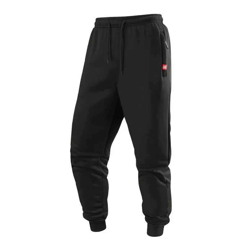 

Men's Autumn Tight Fitting Sports Pants, Basketball Trousers Navy Blue Heavy Duty Knitted Pants