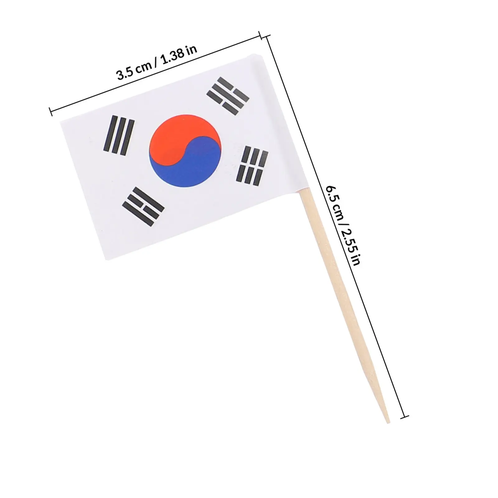 200Pcs Flag Toothpicks Party Picks Cocktail Toppers Fruit Food Flags Appetizer Dessert Beverage Picks Celebration