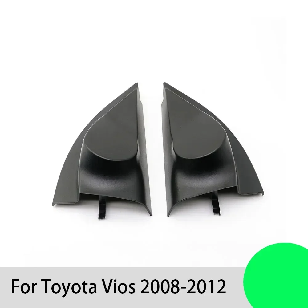 

For Toyota Vios 2008-2012 2PCS Car Tweeter Refitting Audio Door Angle Gum Speaker Cover Boxes Mounts
