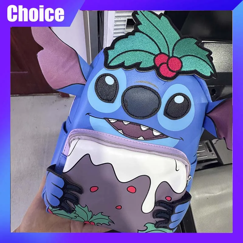 

Disney Kids Backpack Stitch Marie Cat Cartoon Casual Girl Pu Bag Fashion Lovely Outdoor Women Bag Kawaii Cute Shoulders Bag Gift