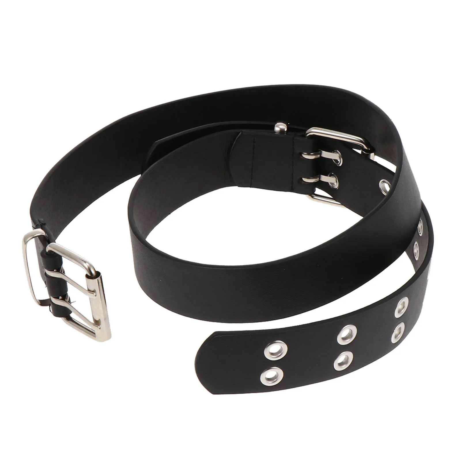 

Double Head Belt Decorative Waistb Cool Fashionable PU Premium Belts Durable Elegant Accessories For Dress Skirt Pants