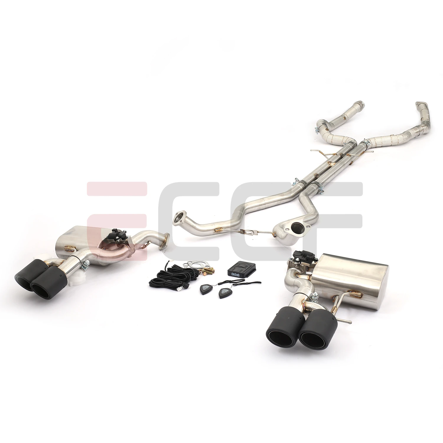 Sporty Stainless steel Complete exhaust system FOR Land Rover Range Rover Sport SVR 5.0T L494 Plug and Play Performance Upgrade