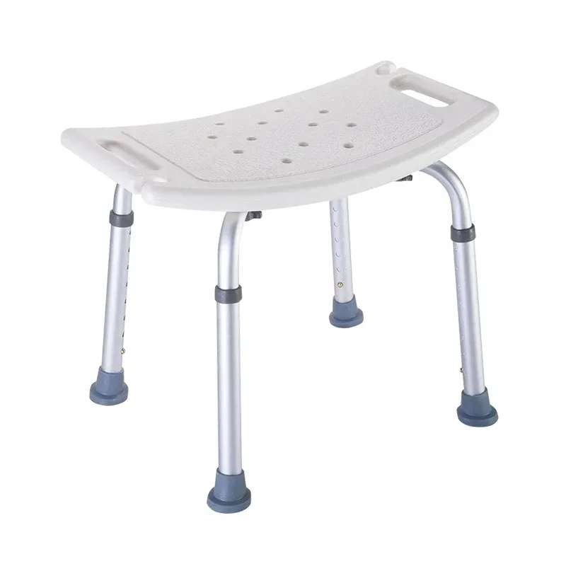 Bathroom and Shower seat Elderly Folding Bath Chair Furniture Stool Shower Bench Non-slip Bath Chair 6 Gears Height Adjustable