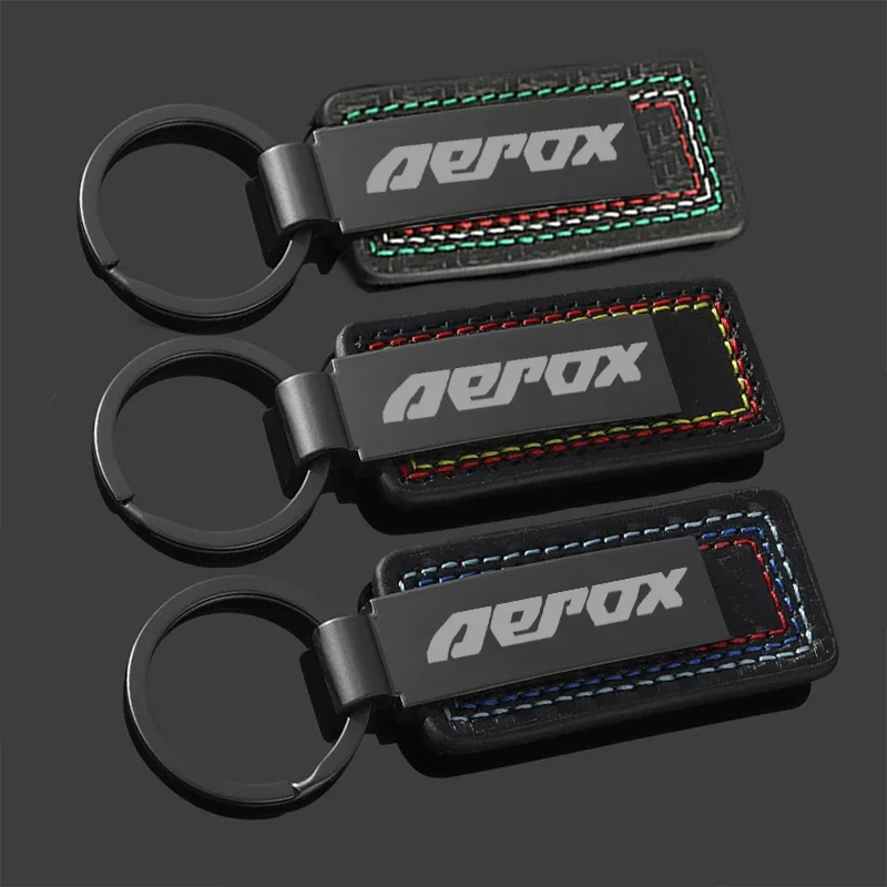 Metal for YAMAHA AEROX 125 155 2026 2025 Motorcycle Key Chains Ring Holder Pendant Gift Car Keychain Laser Engraved Accessories