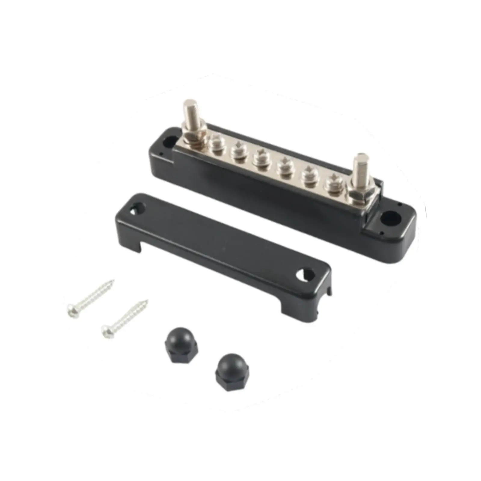 

Блок распределения питания автофургона Прочная 6-контактная клеммная колодка для прицепов и транспортных средств для отдыха Автомобили Грузовики Лодки Яхты