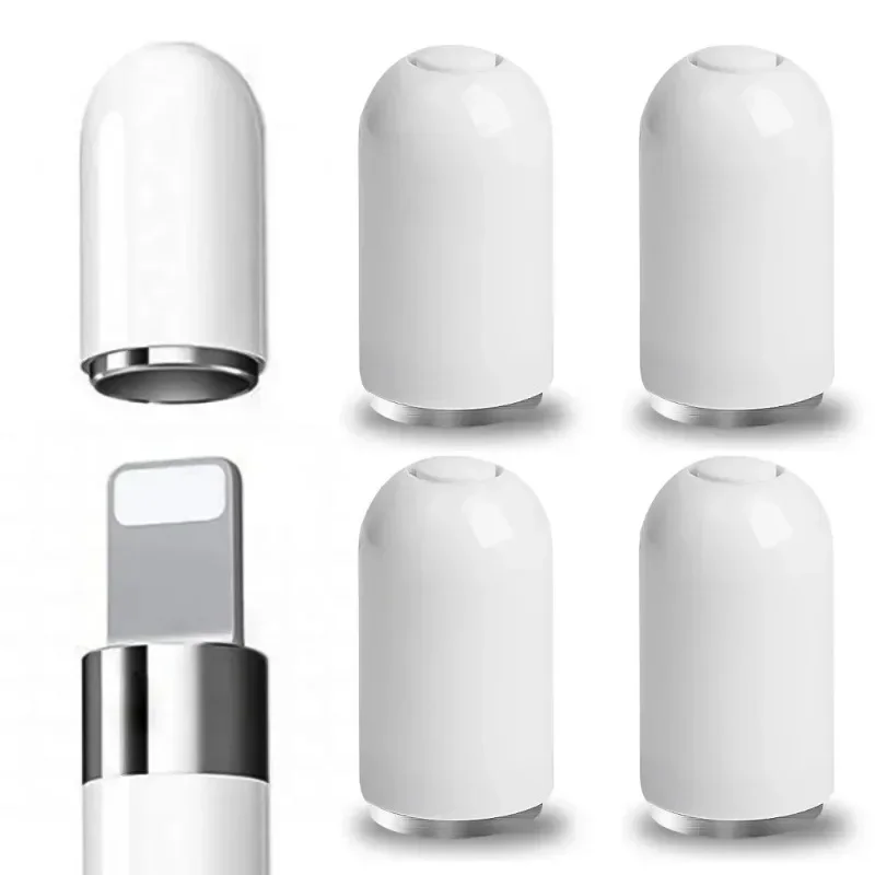 1-5PCS Magnetic Replacement Cap for Apple Pencil 1st Generation Stylus Pen Magnet Protector Cap for IPad Pro IPencil Accessories
