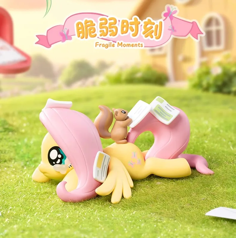 Original My Little Pony Fluttershy Sweet Diary Series Blind Box Ornament Action Figure Cartoon Decor CollectibleToy Holiday Gift image 3
