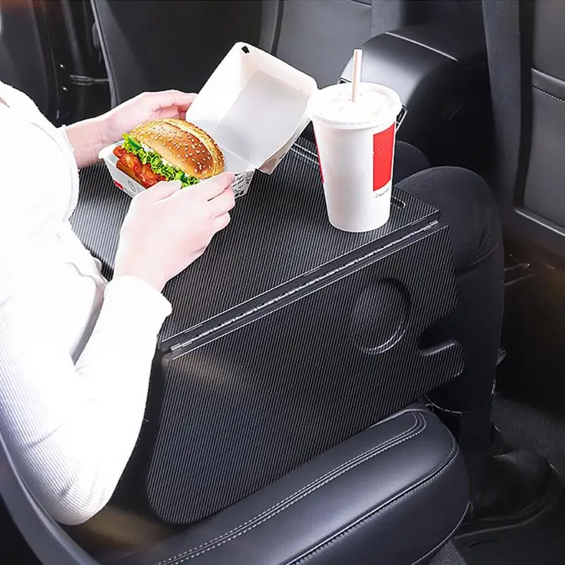 Food Tray Table For Tesla Model 3 Model Y Folding Car Steering Wheel Board Laptop Foldable Desk Mount Eating Drinks Tray Holder