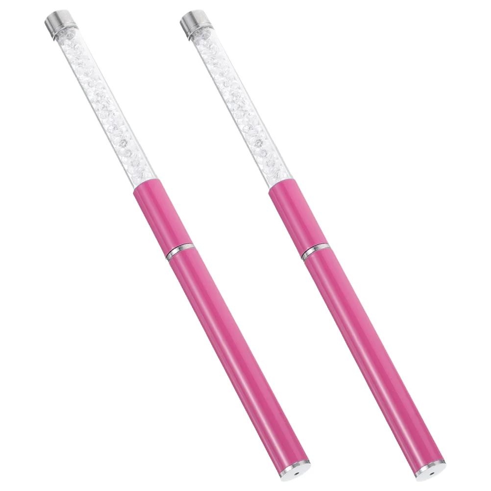 

2 шт., ручка для полировки ногтей, многофункциональная пилочка для ногтей, инструмент для ухода за кутикулой для маникюра, дома и салона, ручка для кутикулы