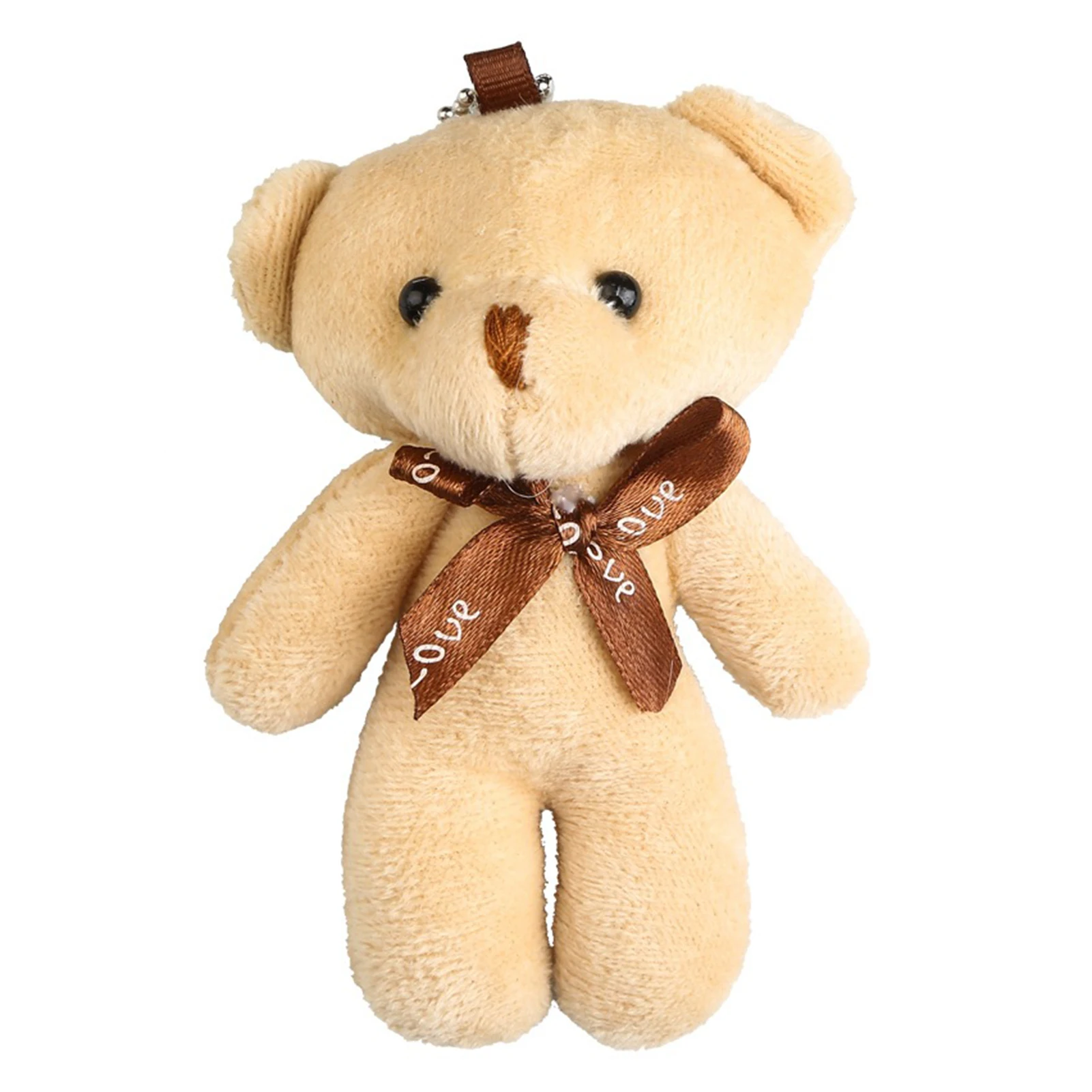 4.7 Inch Bear Toy Keychain Stuffed Tiny Bear Jointed Teddy Bear Doll For DIY Keychain Birthday Wedding Party Decorations