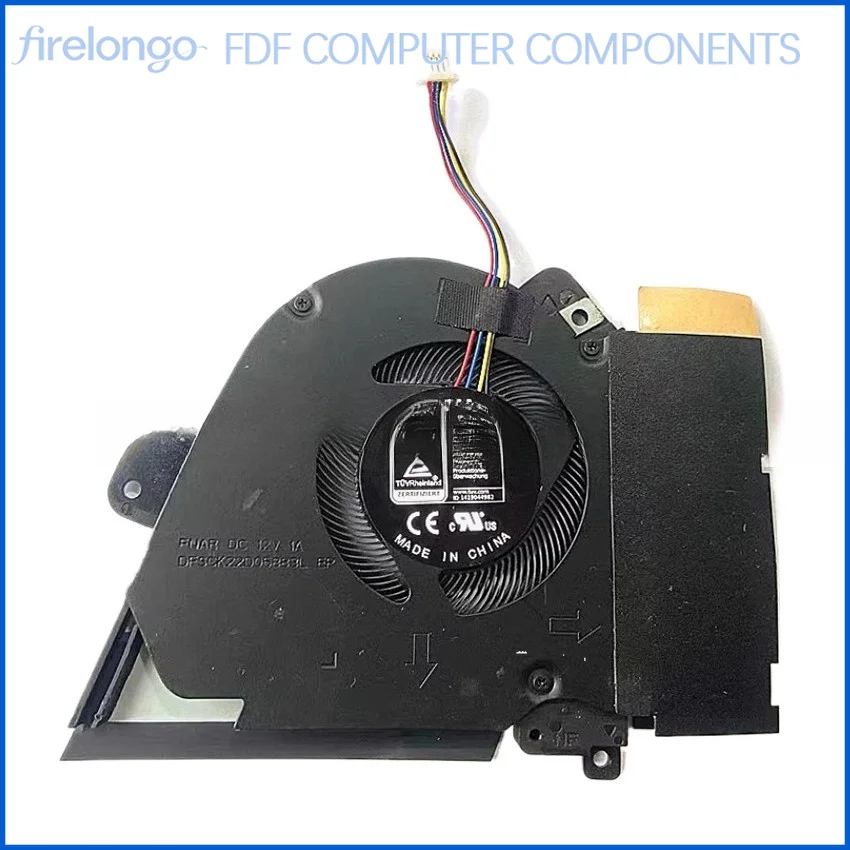 Laptop Cooling Fan 12V for ASUS TUF Dash F15 FX516 FX516P FX516PE FX516PR Replacement