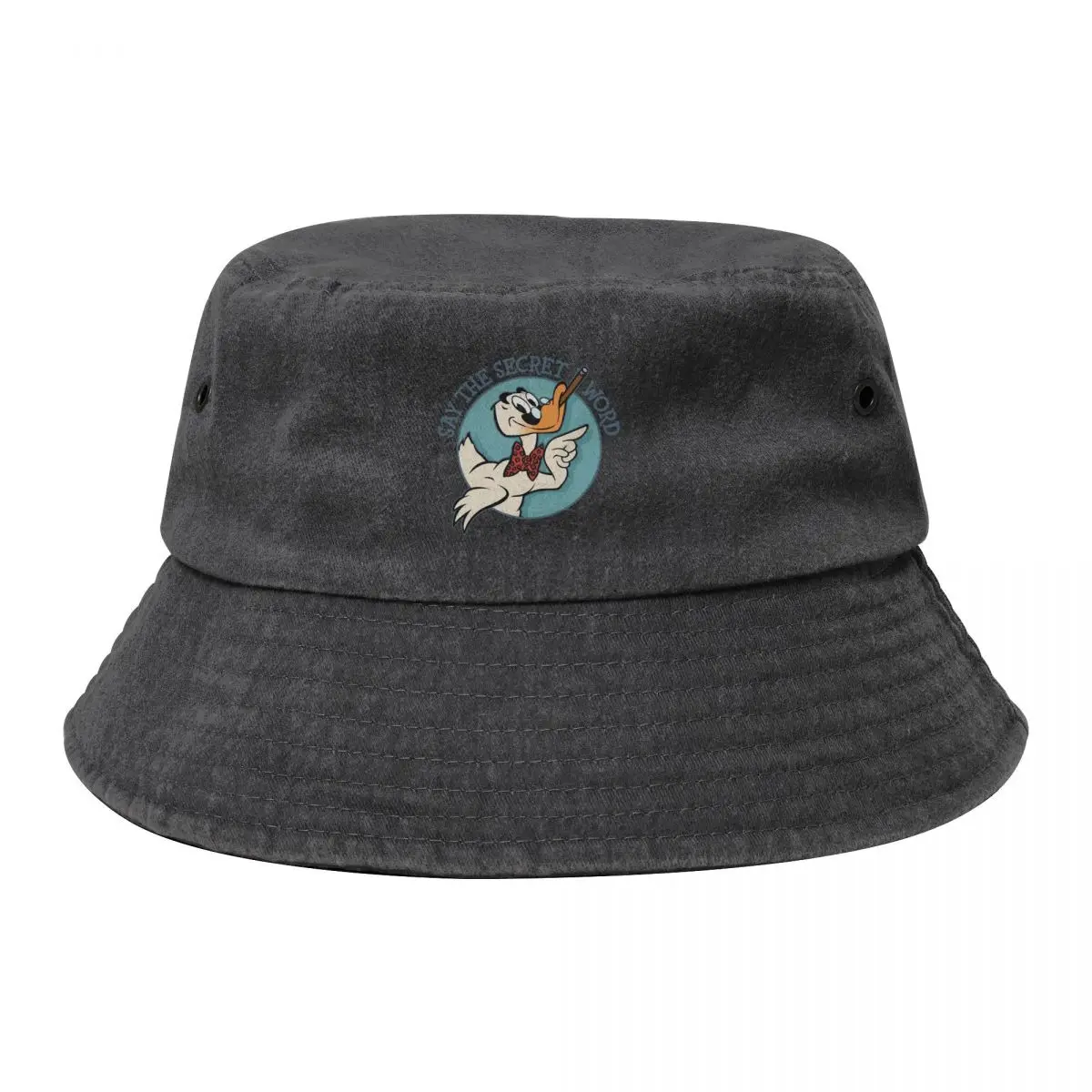 

Secret Word Groucho Duckie Bucket Hat hard hat designer cap Golf Hat Man Women's Hats Men's