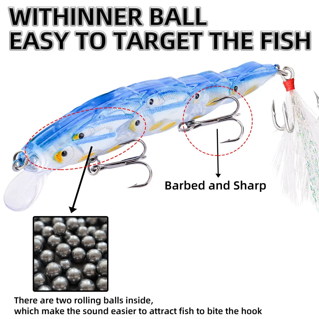 Señuelo Wobbler Topwater artificial para trucha – Cebo duro de superficie - imagen 2