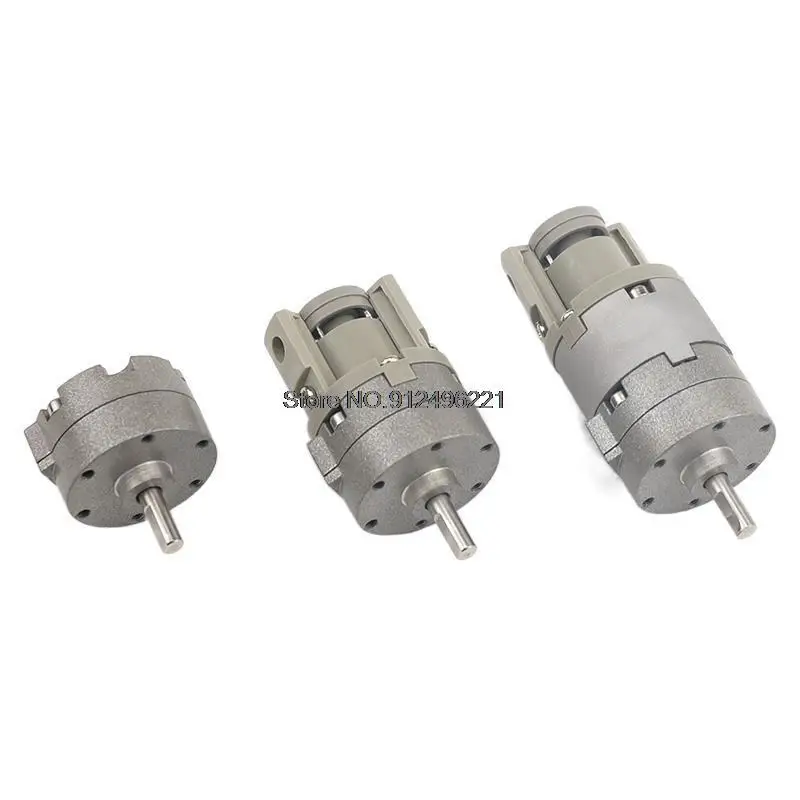 Imagem -04 - Cilindro Rotativo Palheta Tamanho Crb2bw Cdrb2bw 90 180 270 sz Graus de Rotação do Eixo do Ângulo do Atuador Rotativo do ar Cilindro Pneumático