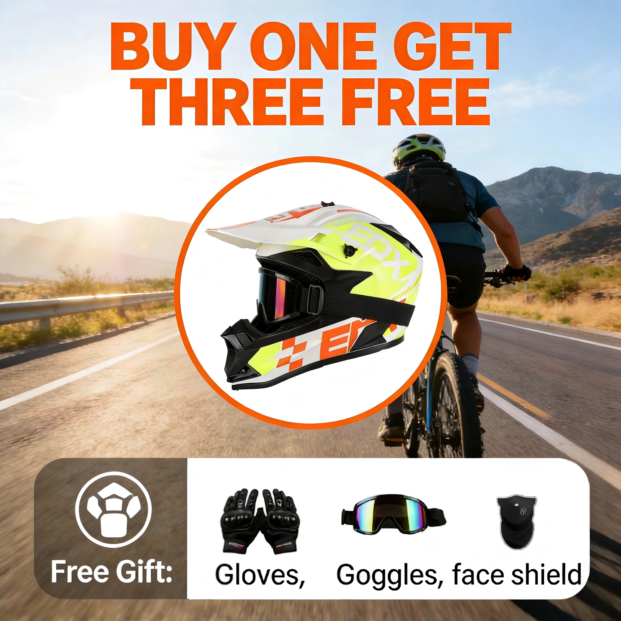 

VGV 166 Mountain off-road helmet, a must-have motorcycle helmet for both men and women for outdoor cycling in all seasons