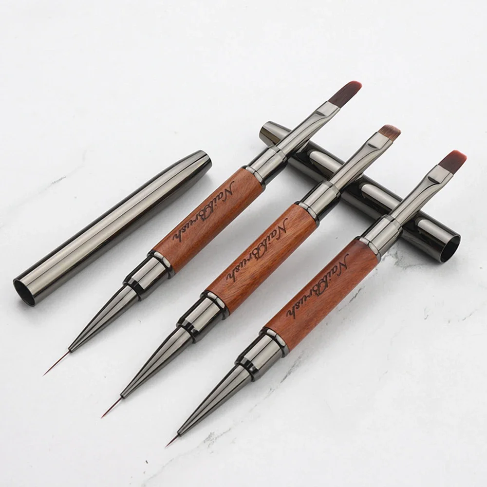 

Double-end Nail Pen Brush Glue Phototherapy Pen UV Gel Liner Brush Dual End Acrylic Nail Art Painting Manicure Brushes Tool