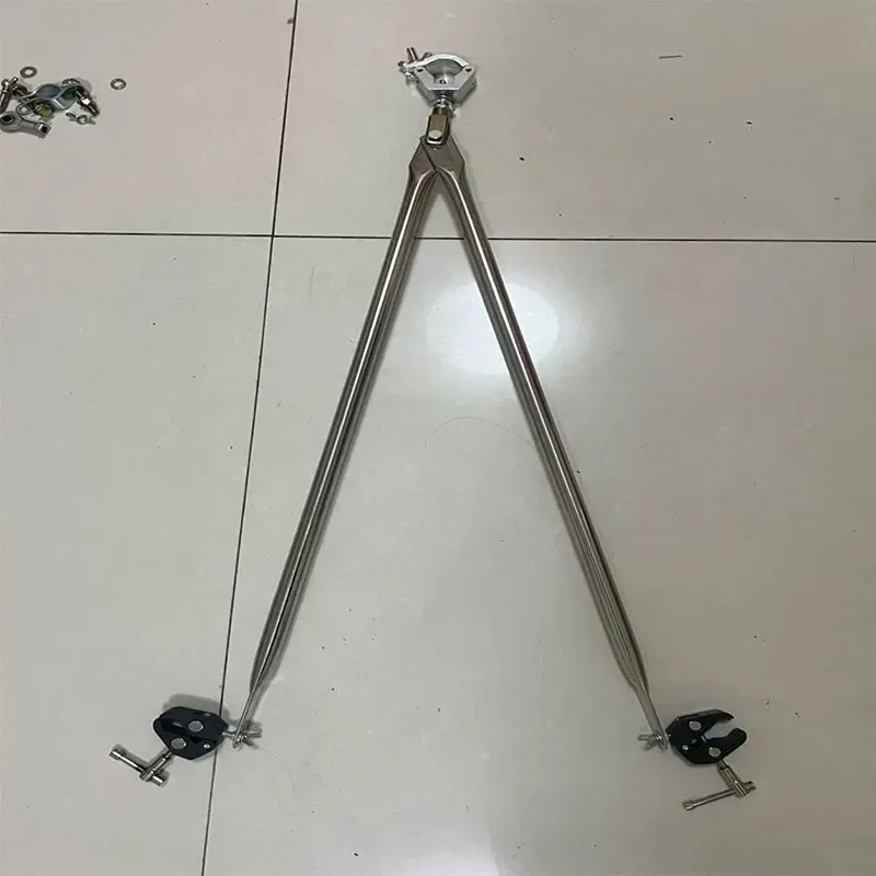 Stainless Steel Bicycles Racks Camping Cart Connecting Rod Travel Trailer Pull Trolley Towing Connecting Bar Bicycle Accessories