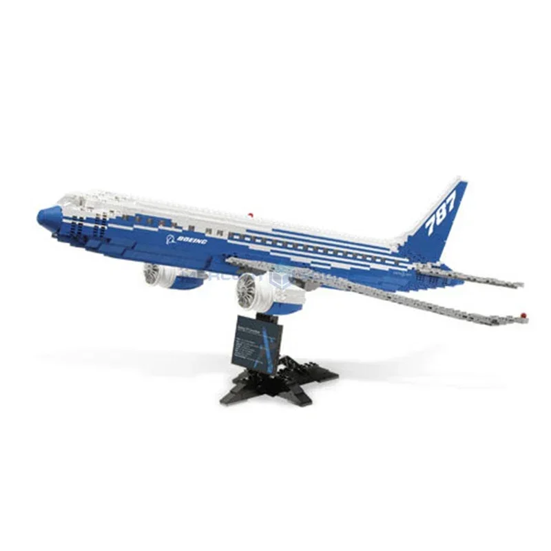 

Boeing 787 Plane Model Bricks Civil Aviation Airliner Transportation Vehicle School Set MOC 80009 Building Blocks Toy Gift Boys