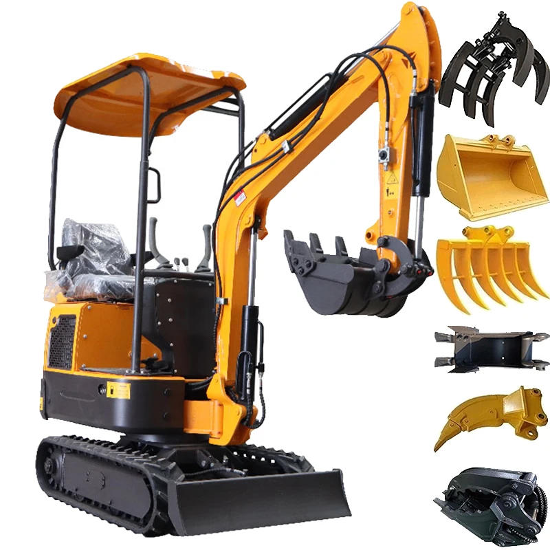 

CE Brand New YG Diesel Digger 1.2 Ton Mini Excavator