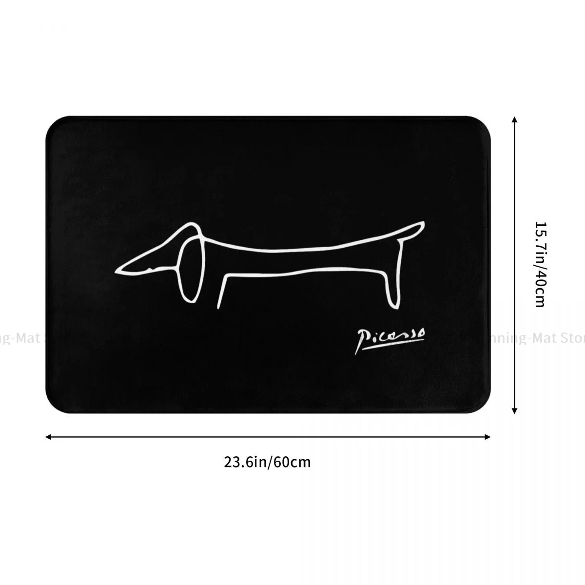 Pablo Picasso Cubist Painter Bath Non-Slip Carpet Dog Bedroom Mat Entrance Door Doormat Floor Decoration Rug