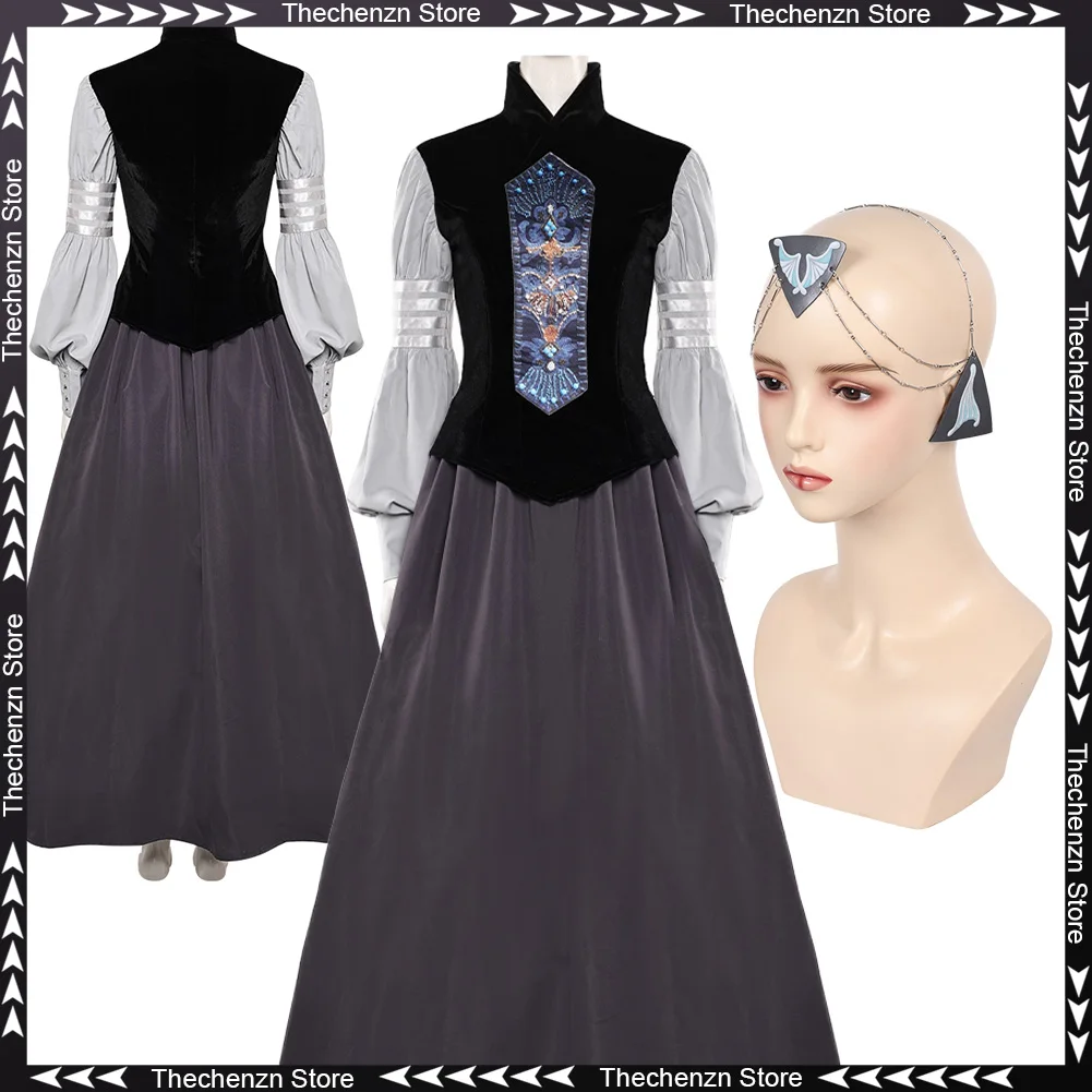 

Нарядное платье Падме, черное платье Amidala для косплея для женщин, 1998, космический боевой костюм из фильма, женский костюм для ролевых игр, фантазийные вечерние наряды