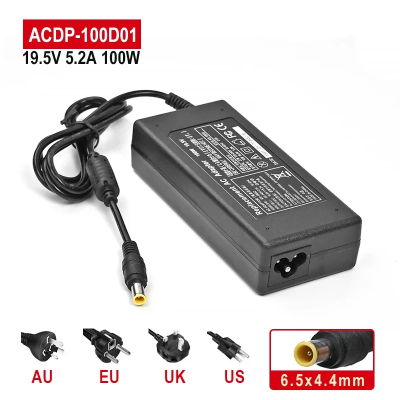 FOR  KDL-43W800C KDL-42W706B KDL-43W809C  KDL42W706B KDL43W829B Compatible 19.5V 5.2A ACDP-100D01 100W TV AC Adapter