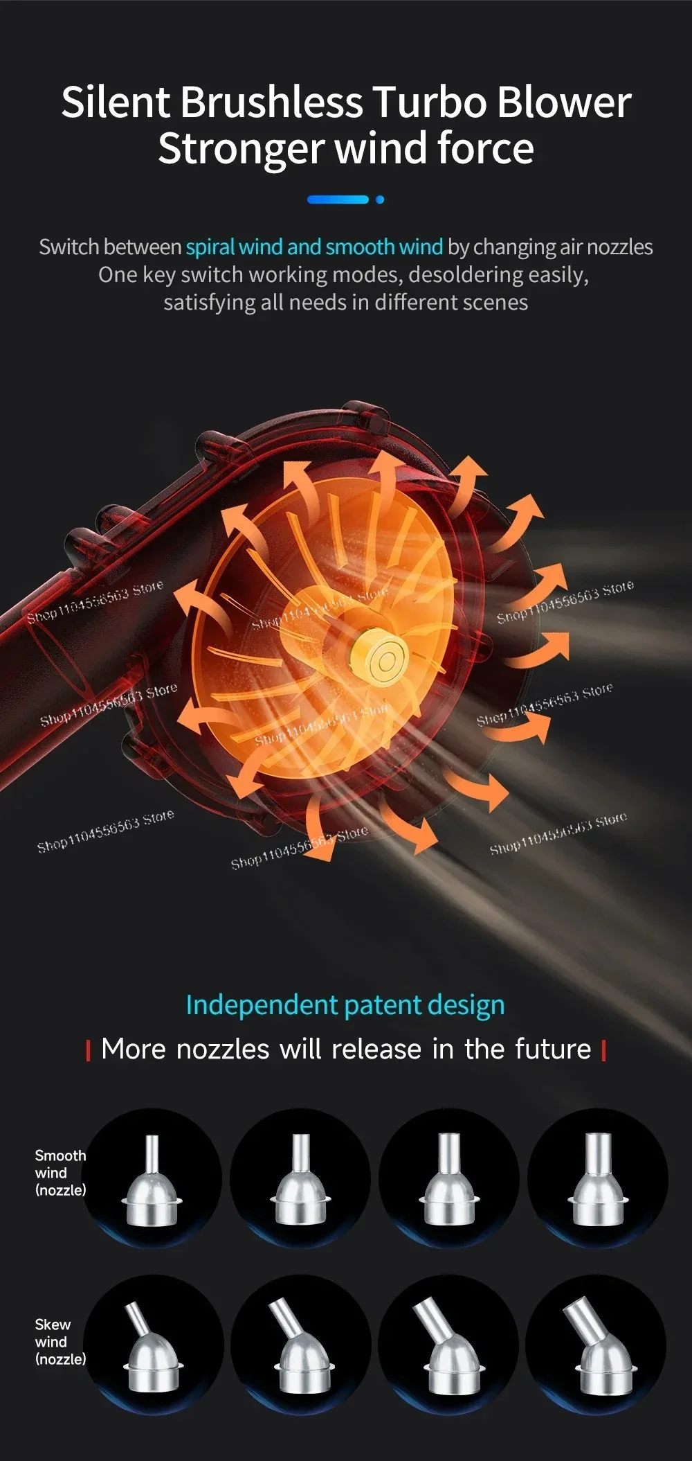 AiXun H312 الذكية مسدس هواء ساخن الإنترنت بغا محطة إعادة العمل 1400 واط التحكم الذكي في درجة الحرارة اللوحة الرئيسية مايكرو لحام إصلاح #6