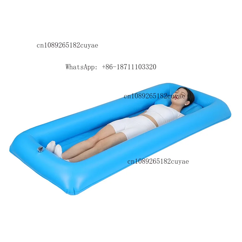Portable Inflatable Bathtub Elderly Patients Medical Safety Mattress KLJ KLJ-E20 Blue Factory Price Hospital Bed Bath Shower