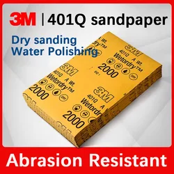 3M sandpaper 1500-2000 grit sanding polishing water sandpaper car polishing sanding wet and dry super fine sandpaper 401Q