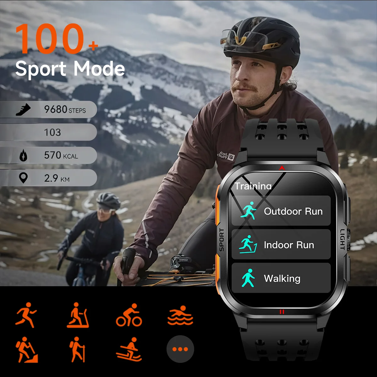 2025 Smart Watch Watch Global Version Men Women HD AMOLED Display Heart Rate Bluetooth Call Track Waterproof Sports Smart Watche