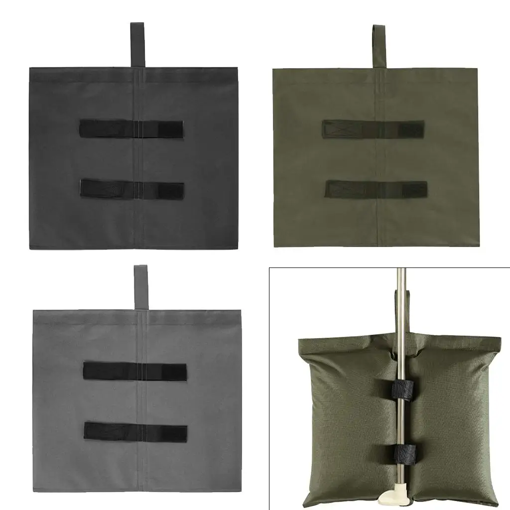 Canopy Weight Bags for up Tent, Leg Weights Sand Bags with Belt for Instant Outdoor Sun Shelters Sandbag Weighted Feet Bag