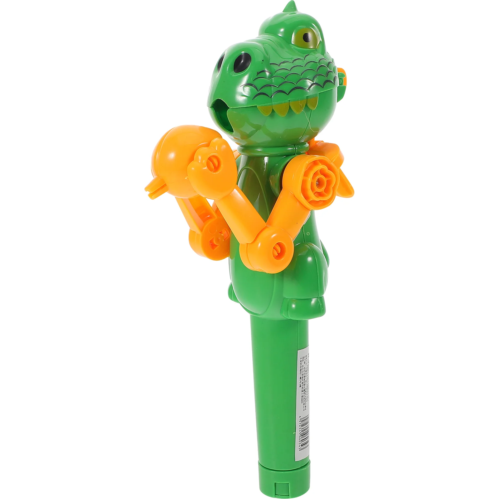 s Schattige dinosaurus-lollyhouder voor kinderen, plastic muntdoosje, Halloween-snoepopslag, speelgoed met fruitsmaak