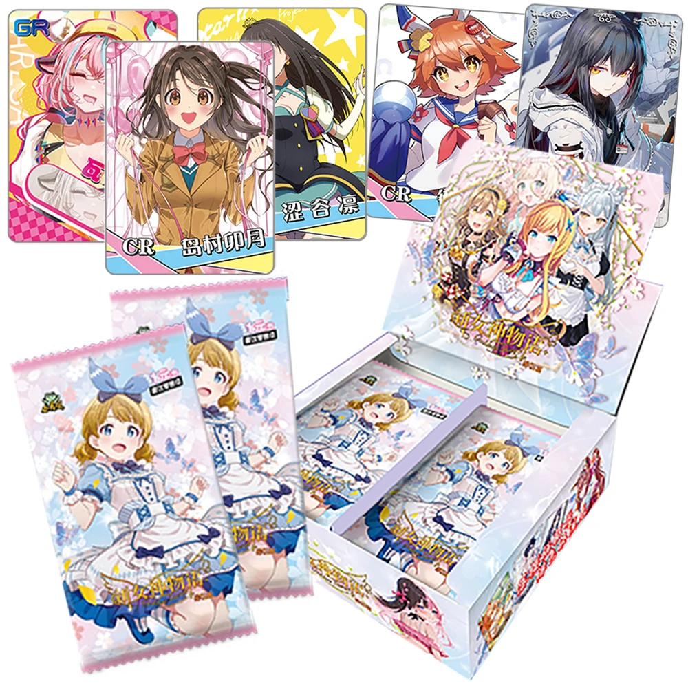 

Коллекционная карта «История богини», любимый детский забавный праздничный подарок, милый солнечный свет, аниме, красивая девушка, креативная игрушка-карта с персонажем