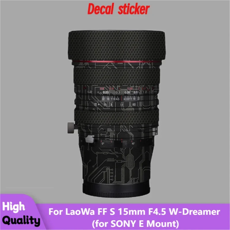 

Для laowa FF S 15 мм F4.5 W-Dreamer для SONY E крепление объектива наклейка защитная наклейка на кожу пленка защитное покрытие от царапин