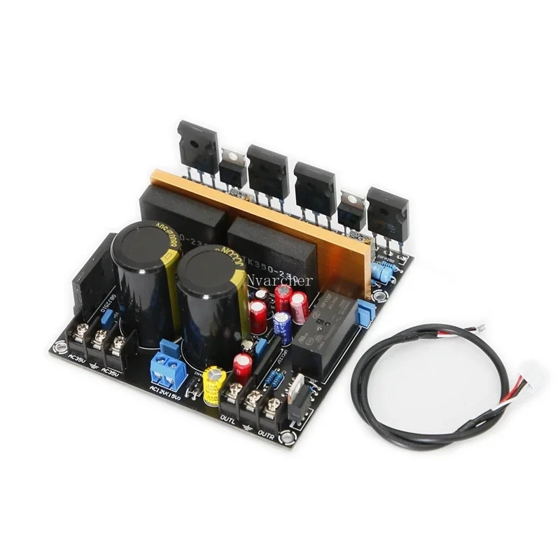 

Nvarcher STK350-230 two-channel field effect tube power amplifier board 180W *2 Stereo Audio Amplifier 4ohm