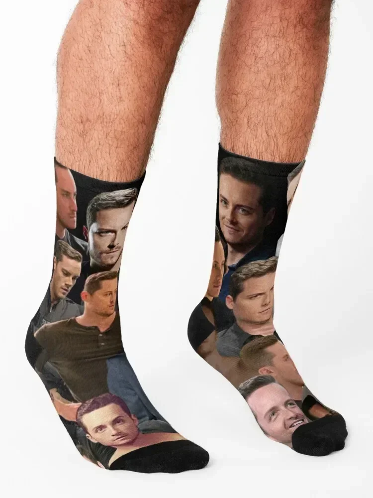 jesse lee soffer photo collage Socks custom sports short FASHION ankle Socks Man Women's