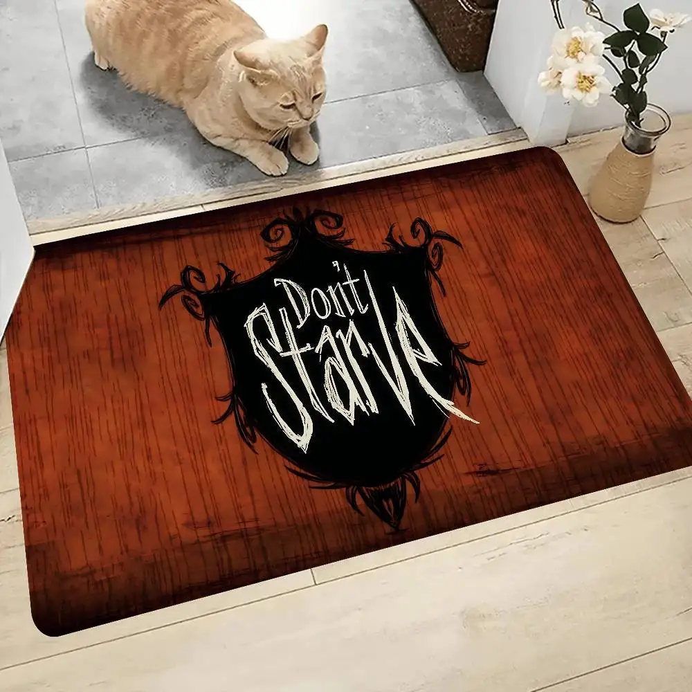Popular Game D-Don't S-Starve Hallway Carpet Washable Non-Slip Living Room Sofa Chairs Area Mat Kitchen Doormat Area Rug
