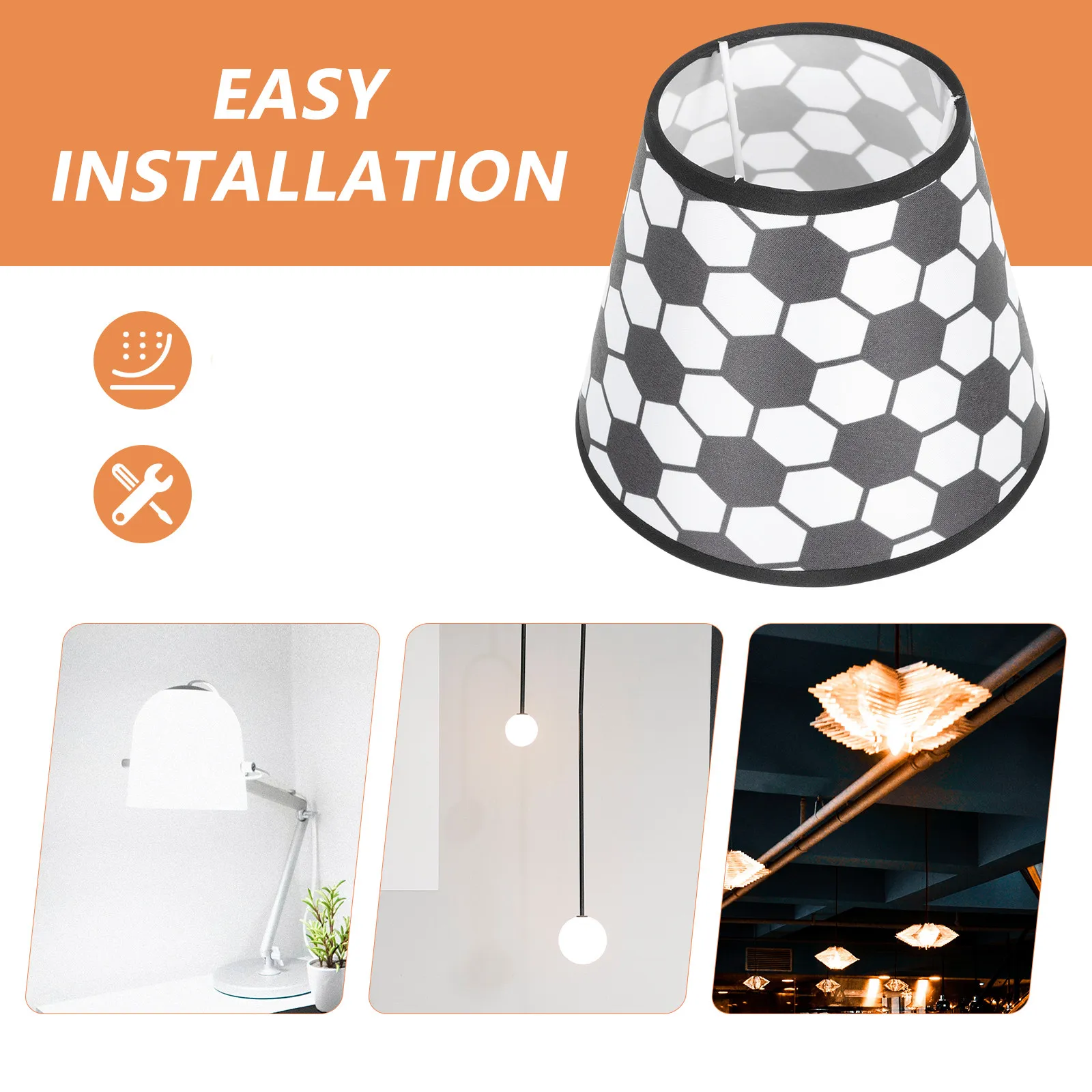 1Pcs Vintage Cloth Lampshade Premium Thickened Light Cover for Table Wall Ceiling Floor Bedside Lamp Home Decor Romantic Warm