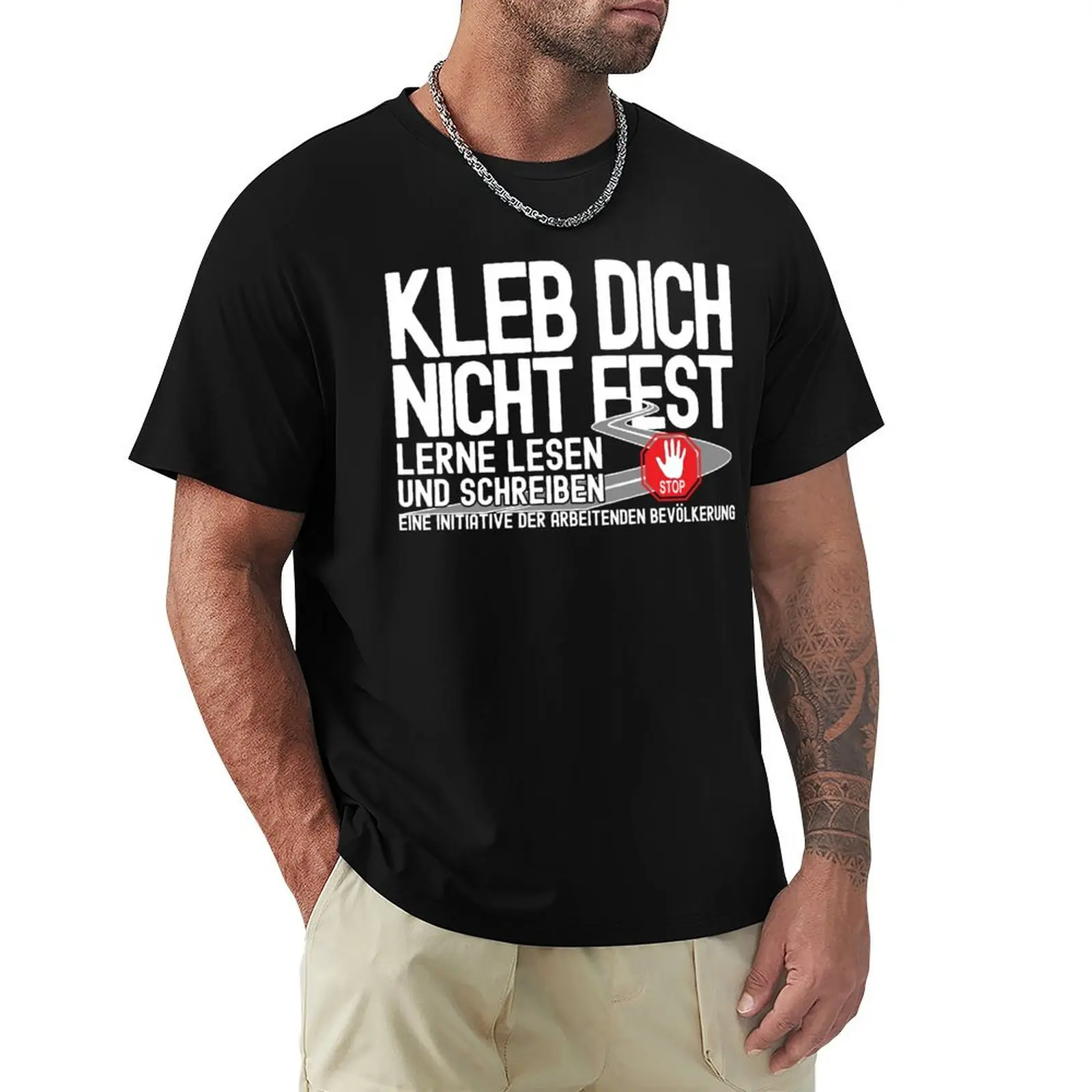 Don't get stuck, learn to read and write T-Shirt Holiday Casual Short Sleeve Top