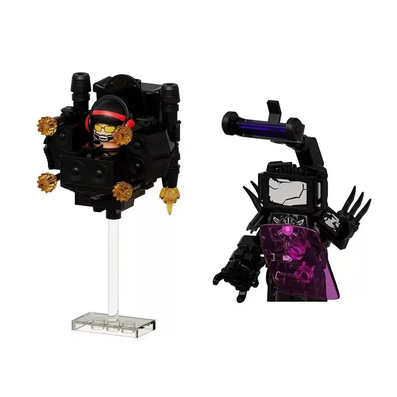 2026 Neue Skibidi Toiletten-Mann-Figuren Bausteine TV-Mann Titan Kameramann Speakerman Puzzle-Steine Actionfiguren Modell Spielzeug Geburtstagsgeschenk