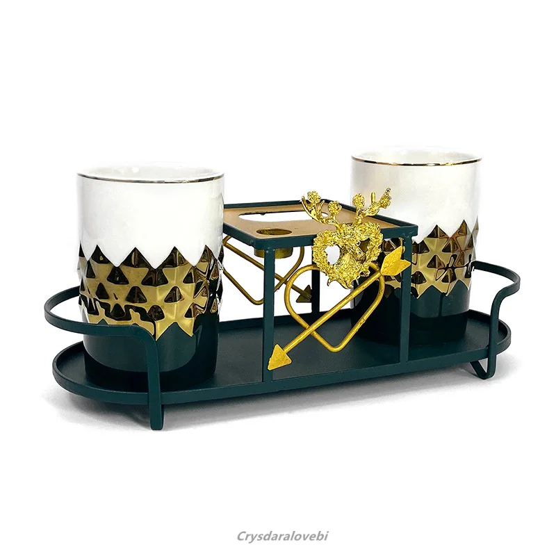 

Bathroom Toothbrush Storage Rack Elegant Hotel Home Bathroom Wrought Iron Toothbrush Holder Toothbrush Cup Shelf