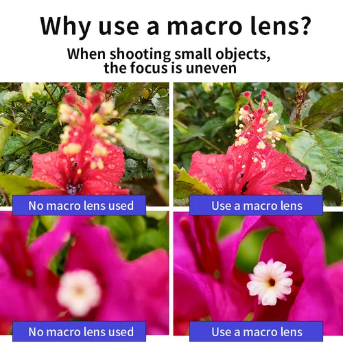 Imagen 2 del producto Adecuado para DJI OSMO Action5/4 cámara de movimiento 15x lente macro aumento fotografía micro filtro