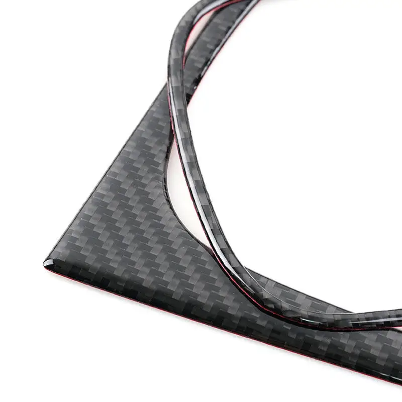 Car Soft Carbon Fiber Accessories Gear Shift Panel Trim Cover For Audi A3 S3 8P 2006 2007