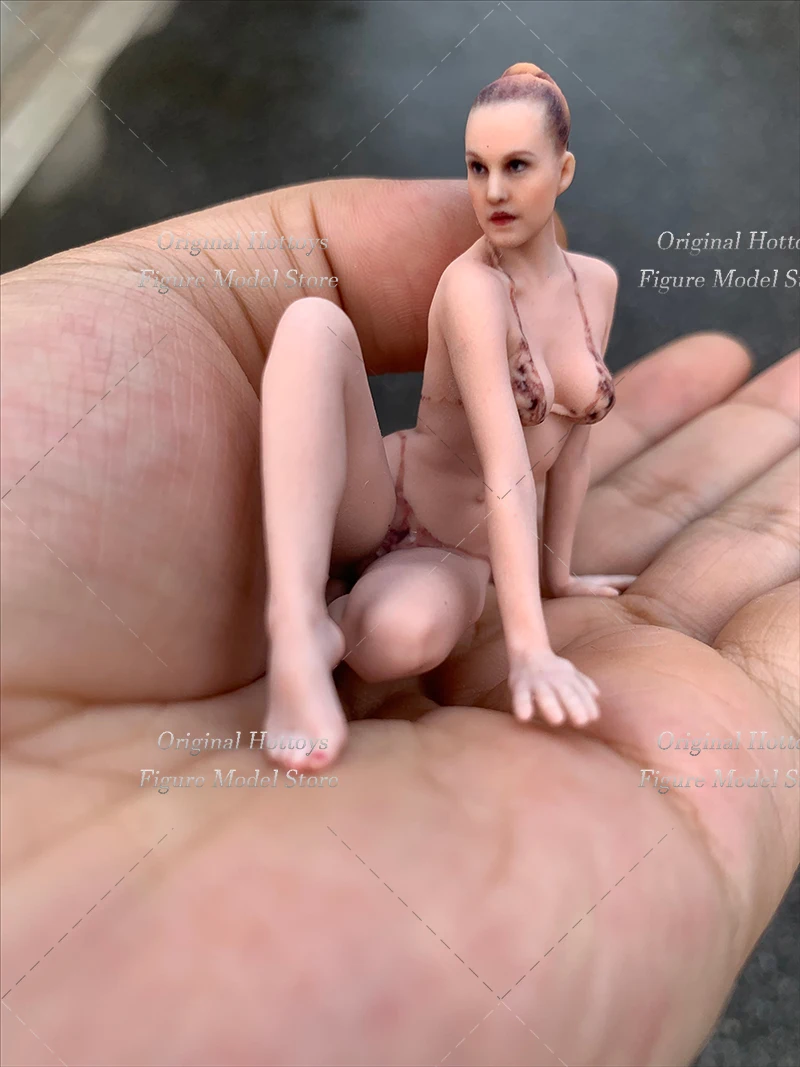 Auf Lager 1/16 Skala Weibliche Soldat Bikini Schönheit Skulptur Mini Ornament Vollen Satz Über 6 cm ction Figur Modell Sammlung